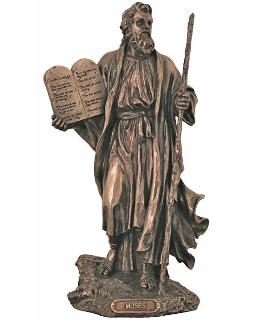 Moses Ten Commandments Statue 10"