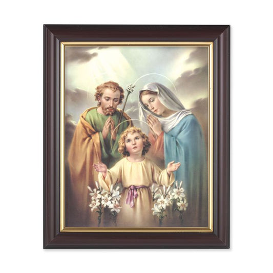 Holy Family Framed Print 11x13"