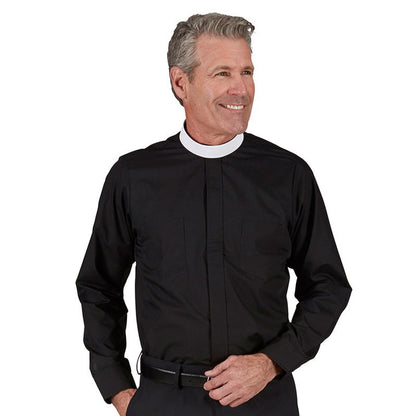 R.J. Toomey Neckband Shirt: Long Sleeve