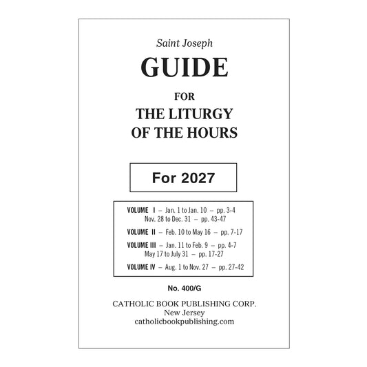 Annual Guide for Liturgy of the Hours 2027