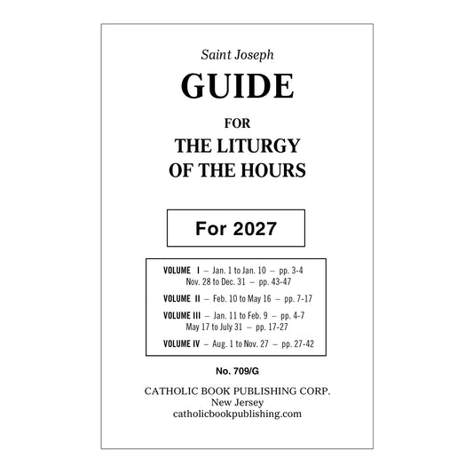 Annual Guide For Liturgy of the Hours 2027 (Large Print)
