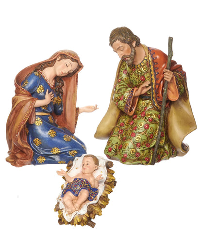 Crèche Ornée 10 Pièces 10-48 cm