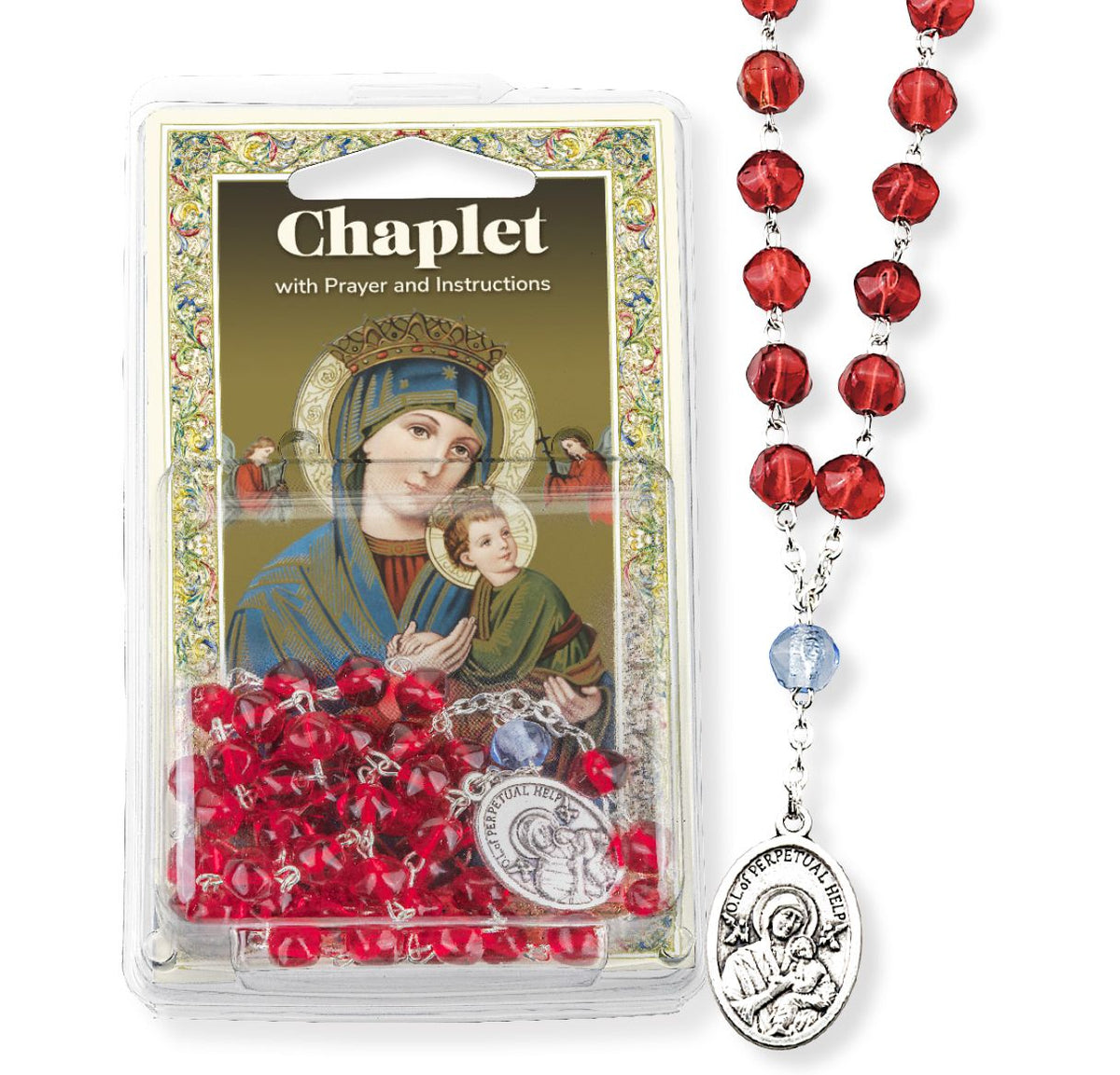 Red Our Lady of Perpetual Help Chaplet
