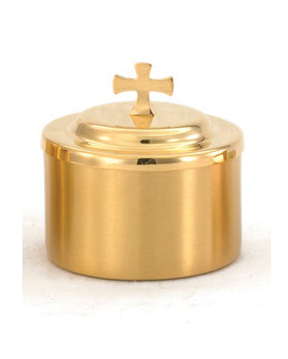 Caja para hostias de satén con cruz 3-5/8"
