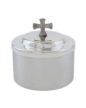 Caja para hostias de satén con cruz 3-5/8"