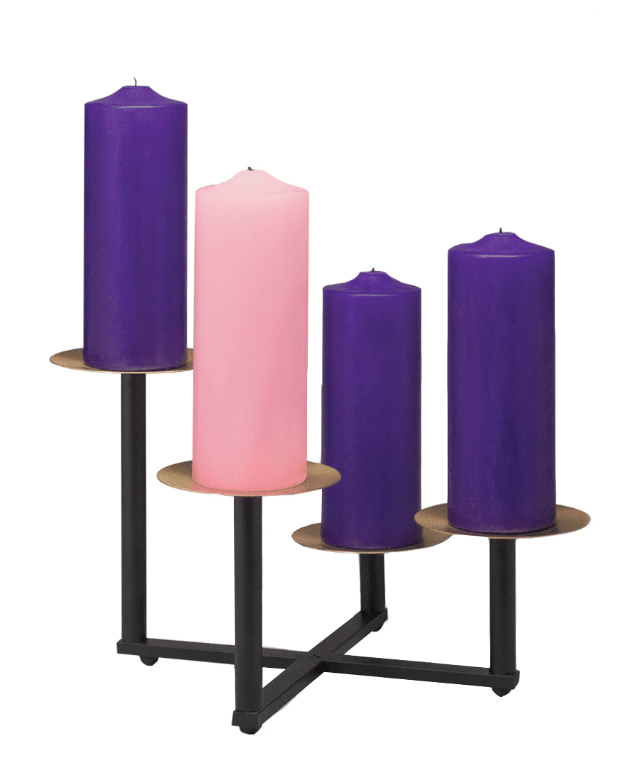 Corona de Adviento escalonada para mesa de 16"