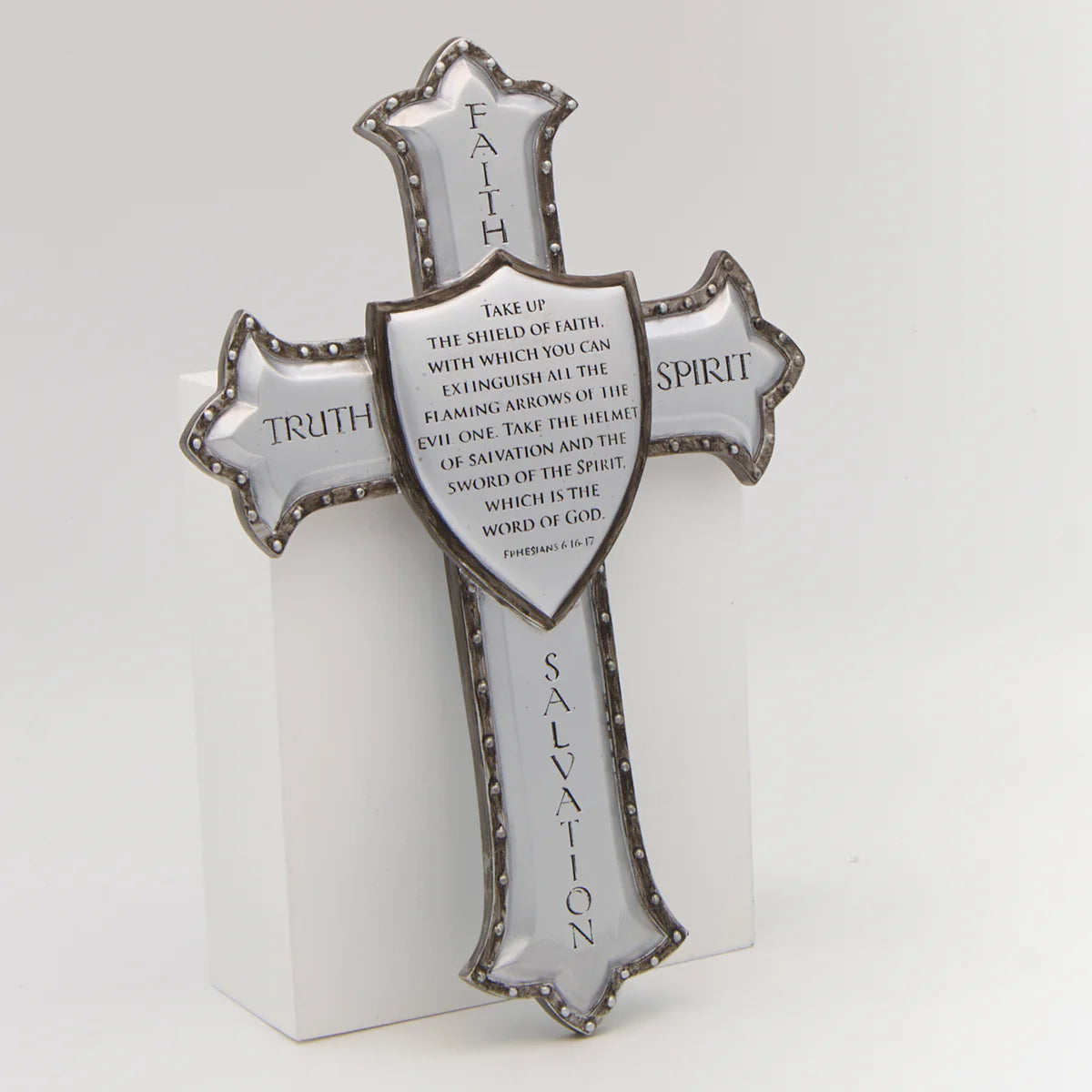 Cruz de Pared Armadura de Dios 8.25"