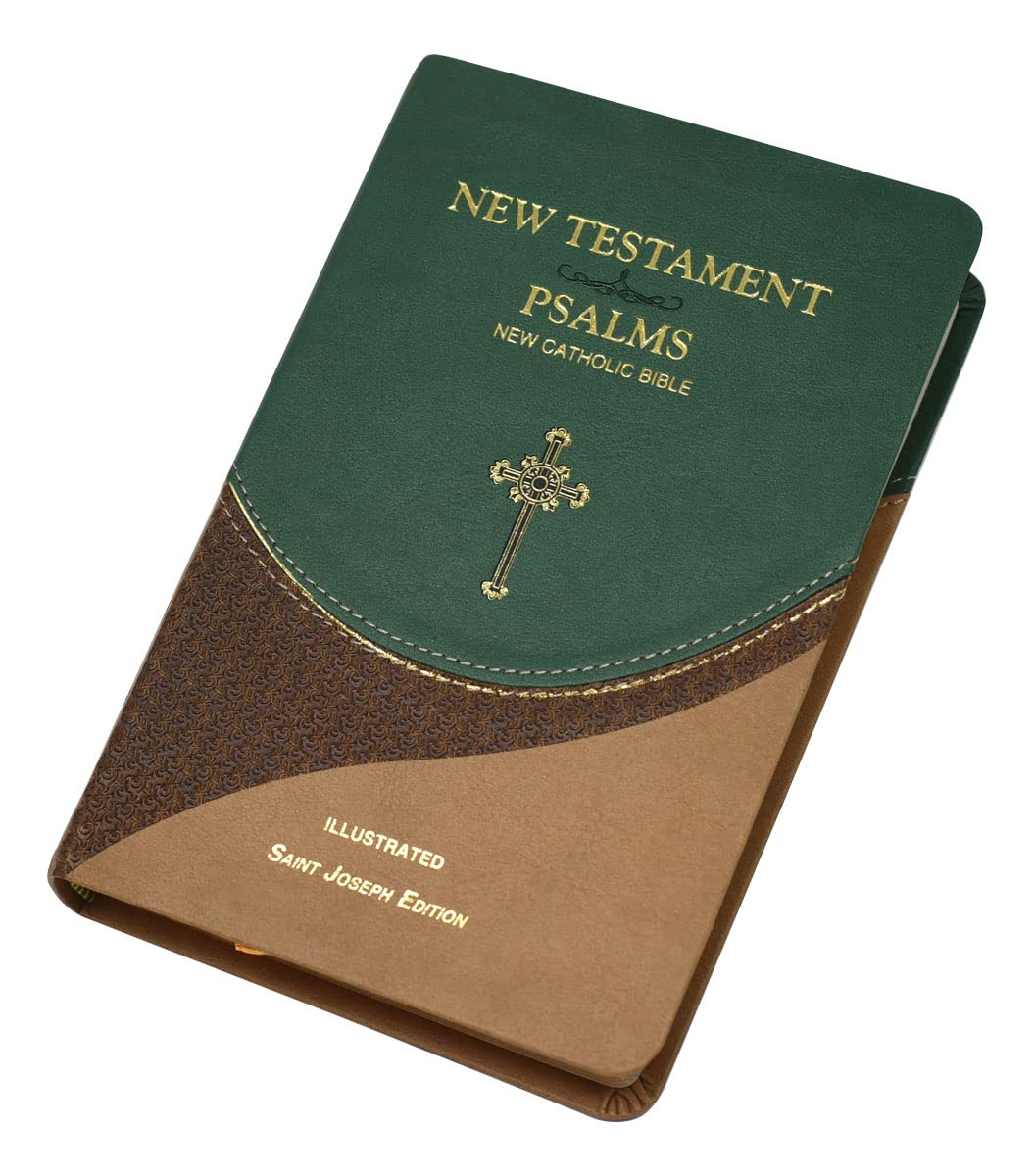 St. Joseph New Catholic Bible New Testament and Psalms, Illustrated Edition, Green