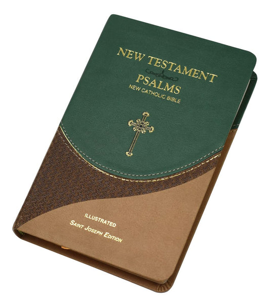 St. Joseph New Catholic Bible New Testament and Psalms, Illustrated Edition, Green