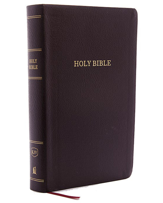KJV King James Study Bible (Second Edition) Burgundy Leather: Large Print