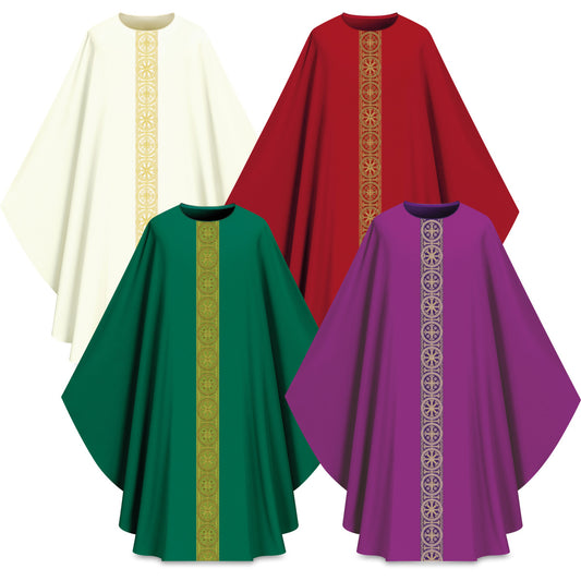 ASSISI by Slabbinck - Chasuble with Woven Orphrey
