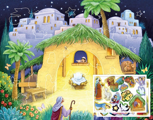 Sticker Advent Calendar: Kid's Nativity