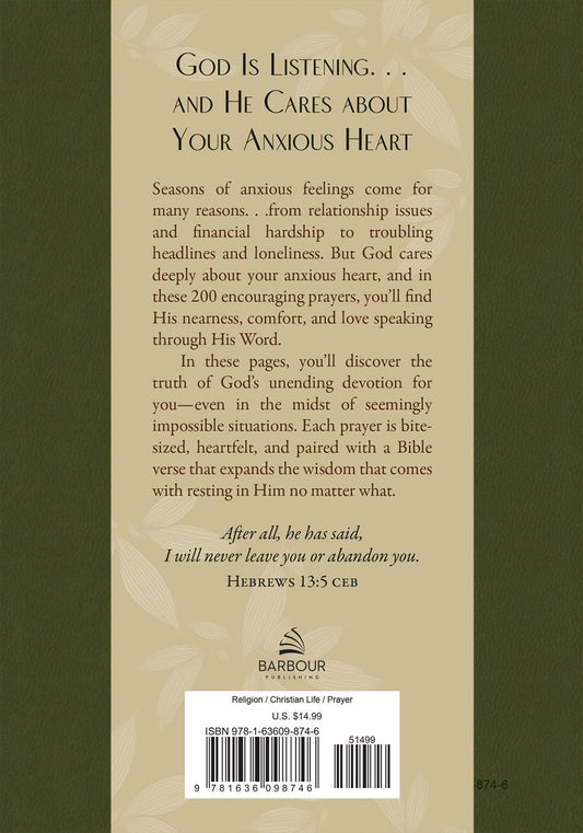 200 Prayers to Quiet an Anxious Heart: Peace and Comfort for Women