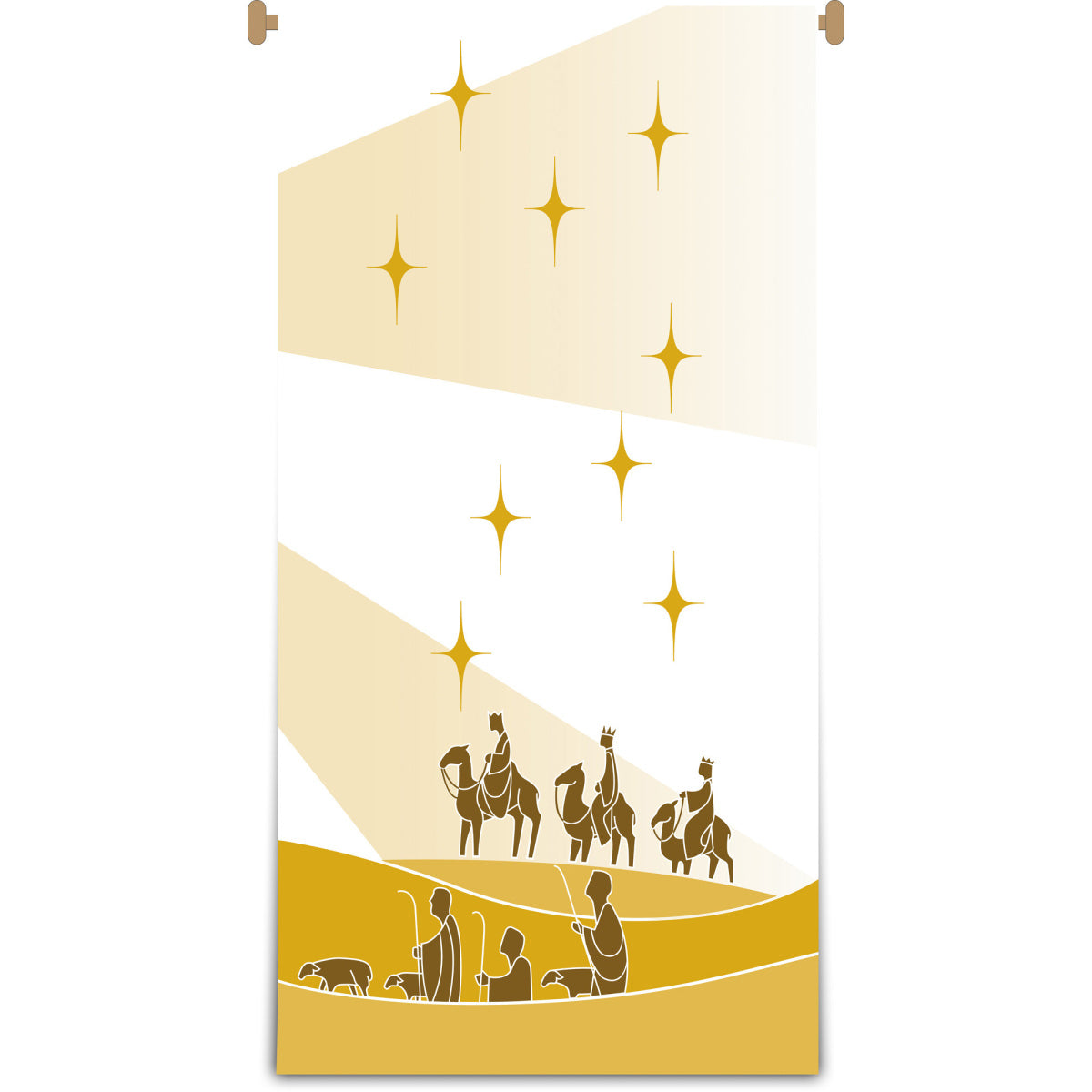 Slabbinck Small Indoor Printed Banner: Wise Men Journey