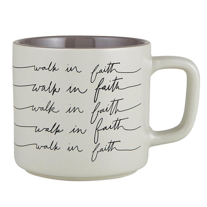 Stackable Mug: Walk In Faith (14 oz)