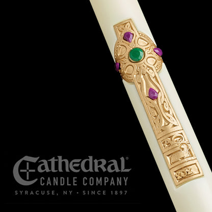 Eximious Paschal Candle: Cross of Erin
