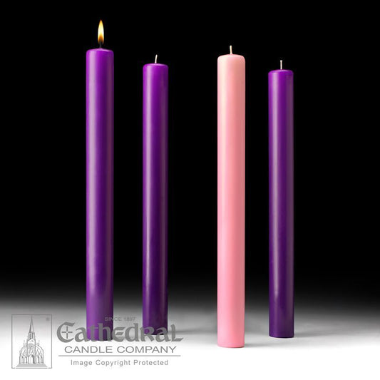 Advent Candle Set 1.5" x 16"