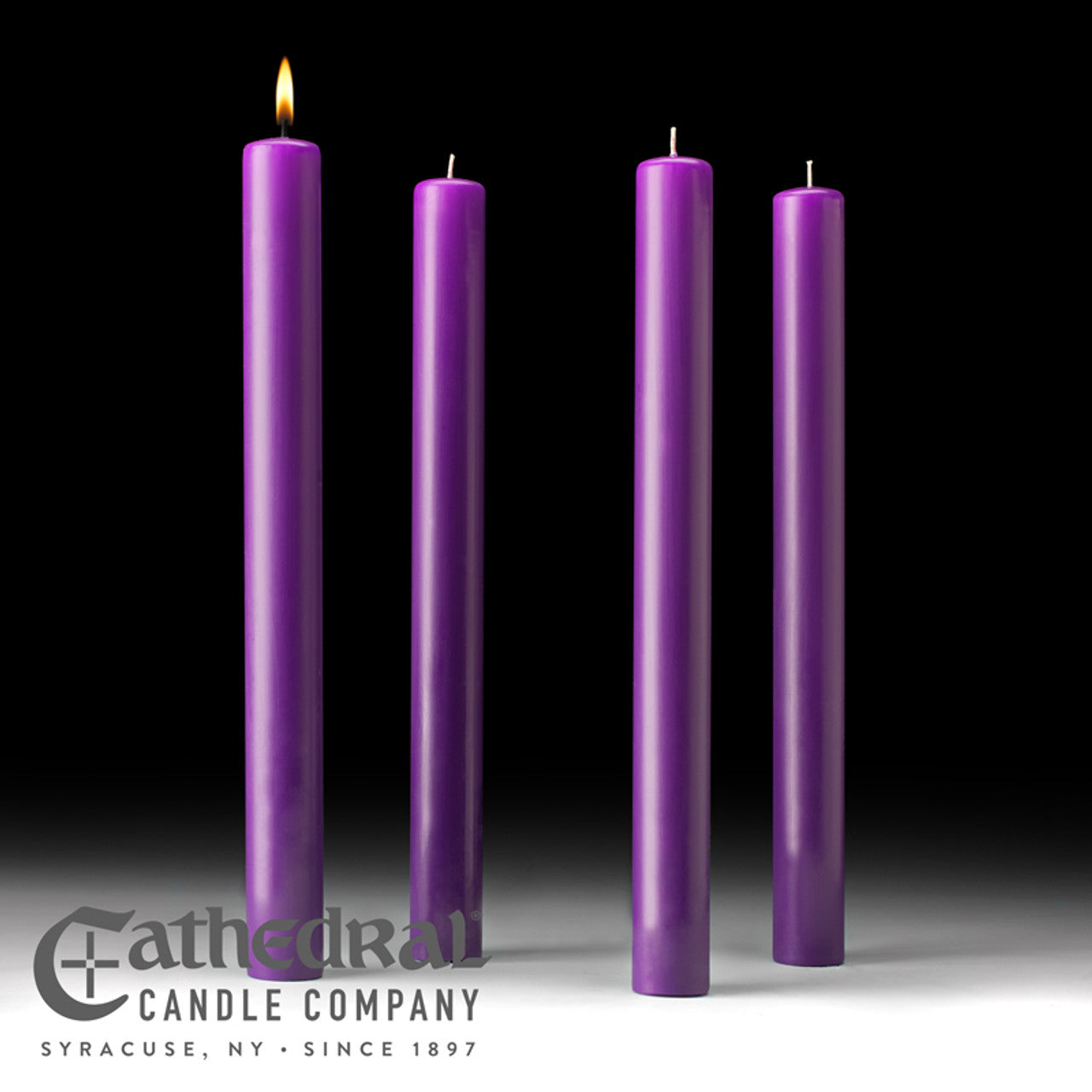 Juegos de Velas de Adviento para Iglesia de Cera de Abeja al 51% (1-1/2x16)