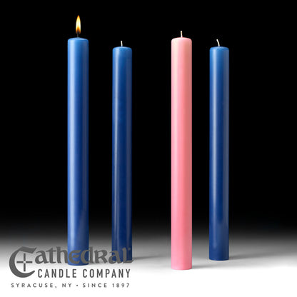 Juegos de Velas de Adviento para Iglesia de Cera de Abeja al 51% (1-1/2x16)