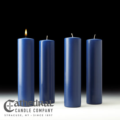 Stearine Pillar Church Advent Candle Sets (3x12)