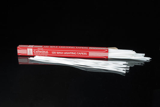 Wax Lighting Tapers for Candles (Box of 120)