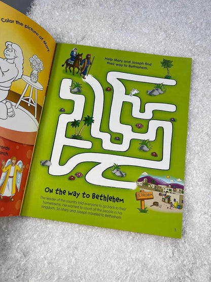 The Beginner's Bible: Christmas Celebration Sticker & Activity Book