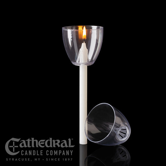 Resuable Plastic Sheild Drip Protectors (100-Count)