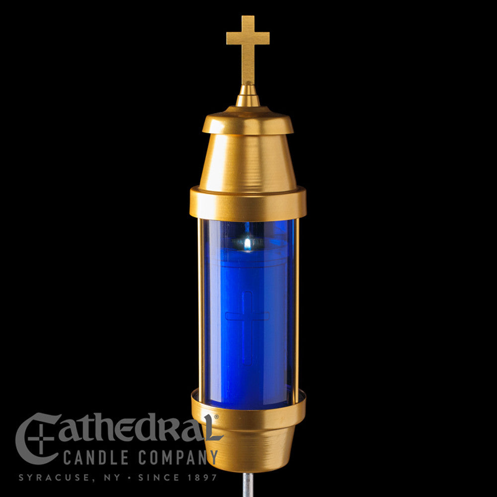 Blue Memorial Light Fixture