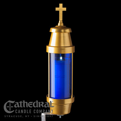 Blue Memorial Light Fixture