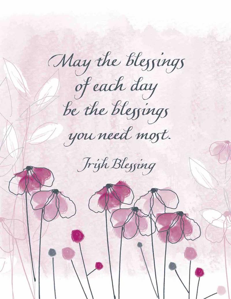 Blessings of Each Day Greeting Card