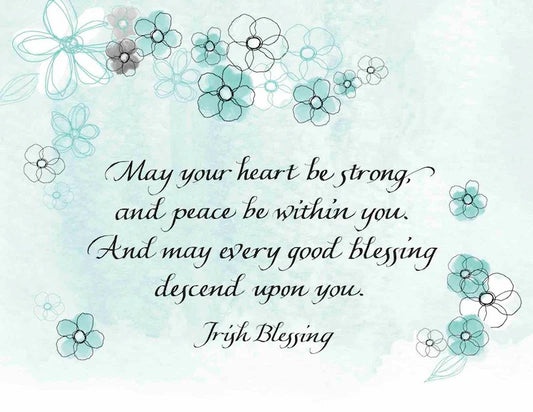 Every Good Blessing: Irish Blessing Greeting Card