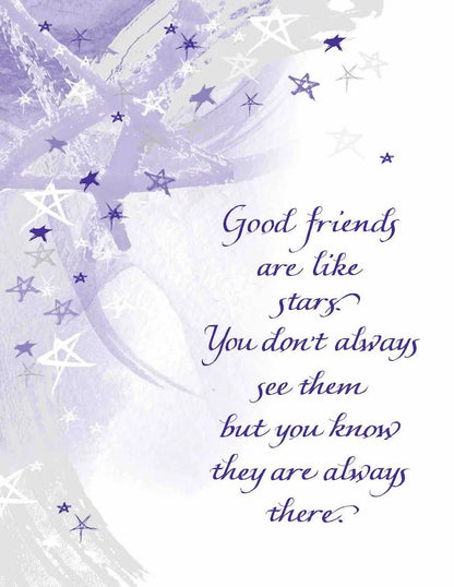 Good Friends Are Like Stars Greeting Card