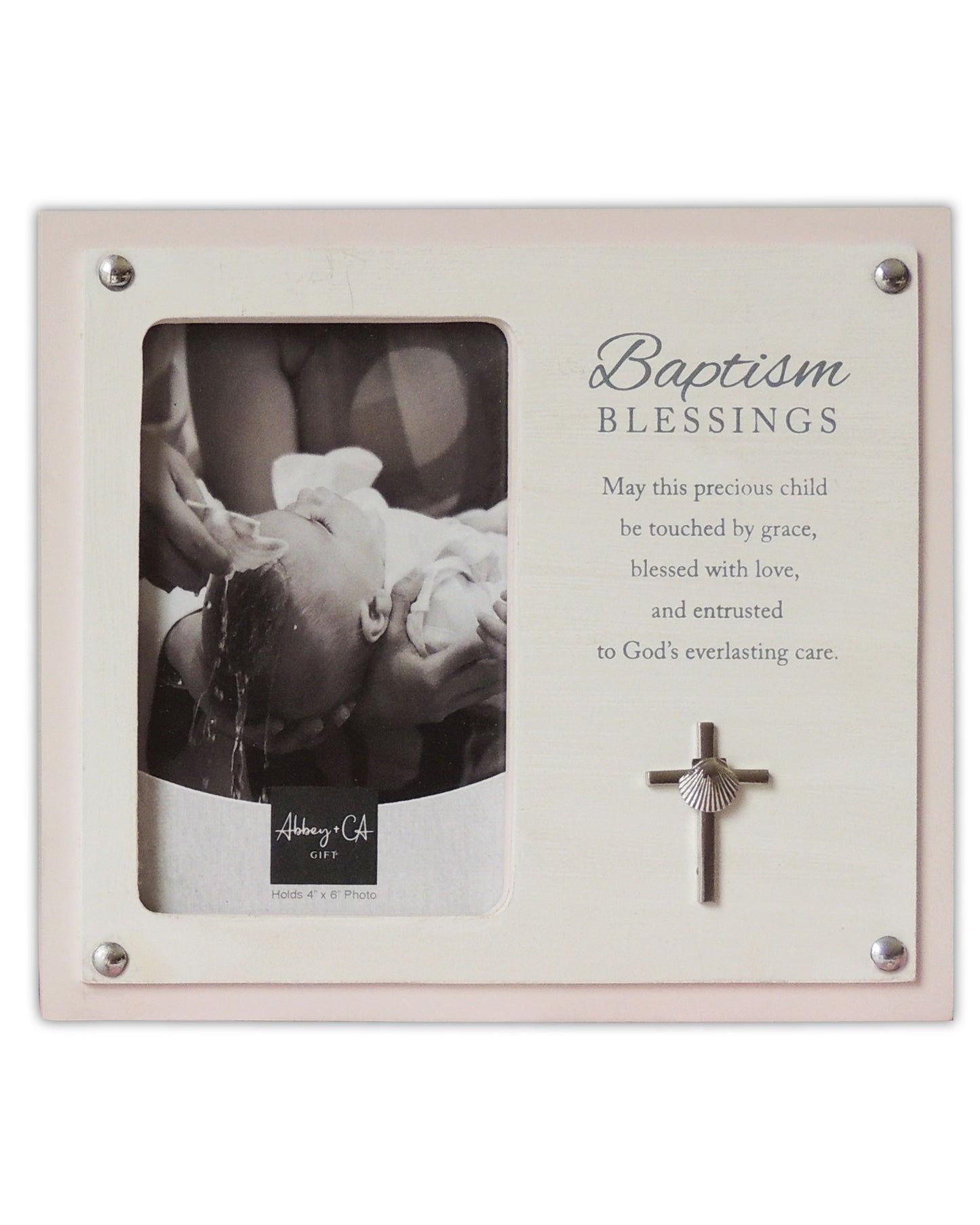 Baptism Blessings Photo Frame 8.5 x 7.5"