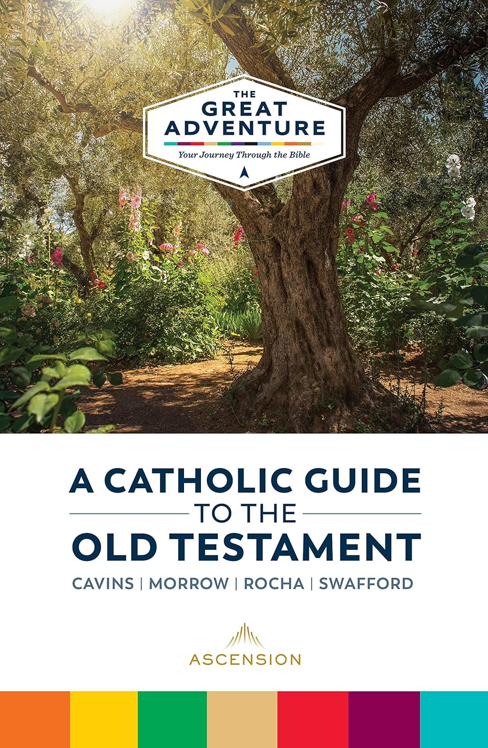Book cover of 'A Catholic Guide to the Old Testament' with a garden scene and 'The Great Adventure' logo.