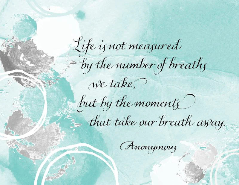 Life is Not Measured Birthday Card