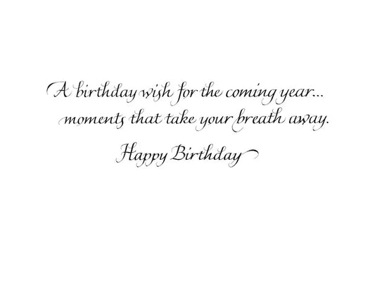 Carte d'anniversaire La vie ne se mesure pas