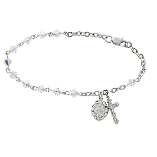 Swarovski Crystal Bracelet with Cross