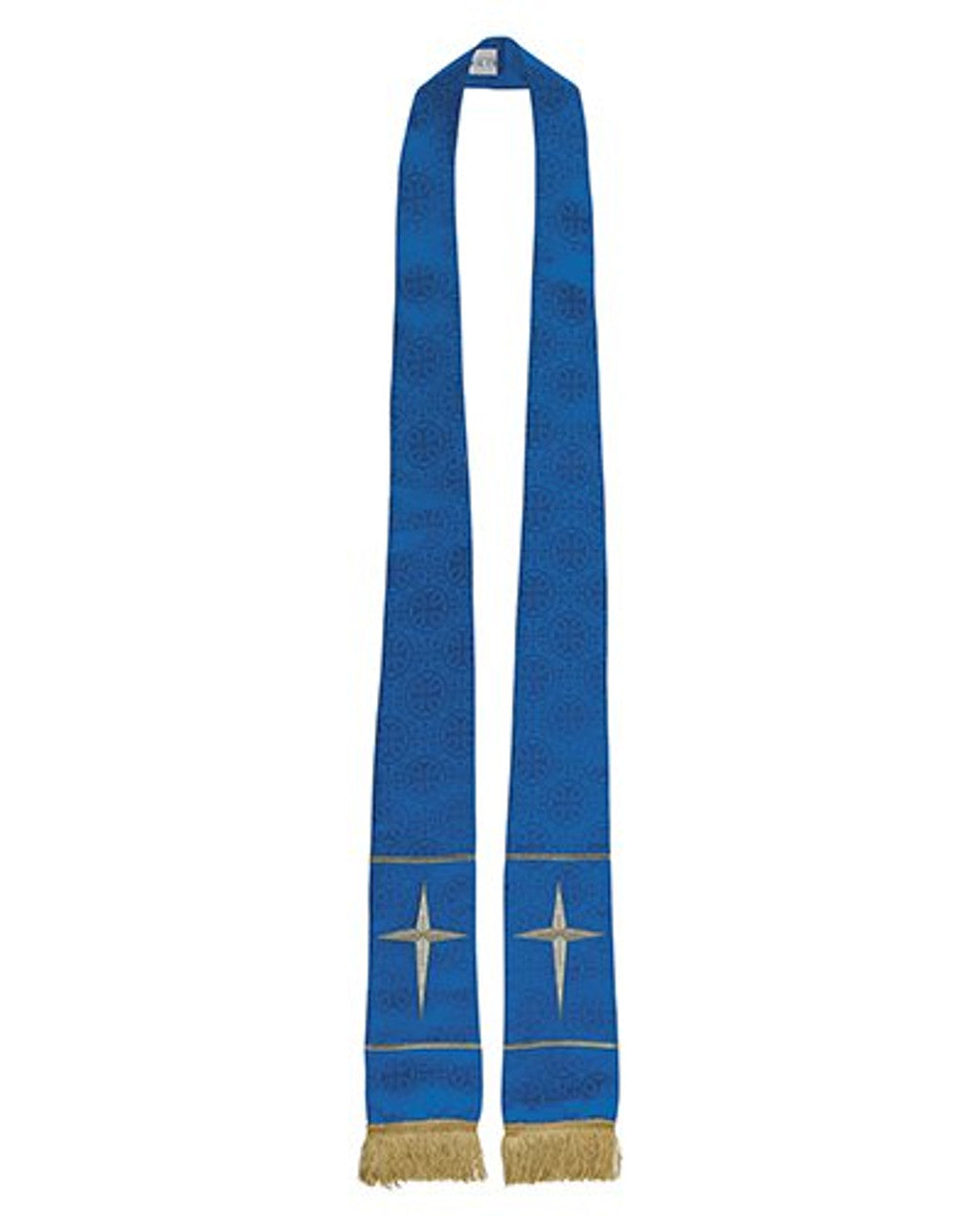 Maltese Cross Jacquard Priest Stole