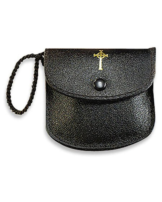 Black Medium Burse with Strap