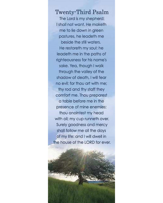 Bookmark: Twenty-Third Psalm (Pack Of 25)