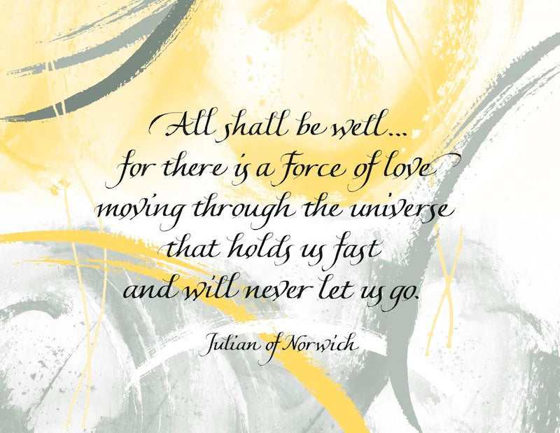 Julian of Norwich Force of Love Greeting Card