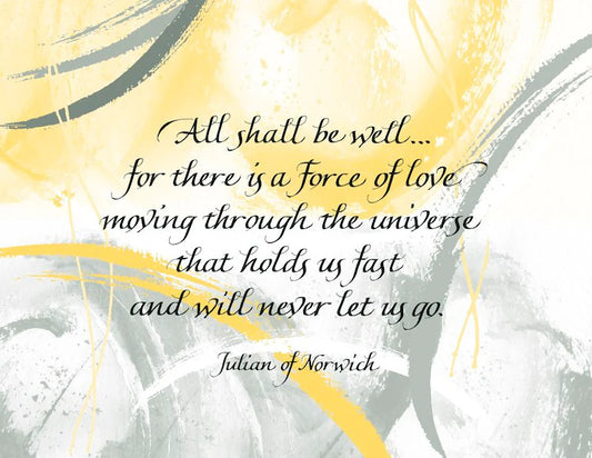 Julian of Norwich Force of Love Greeting Card