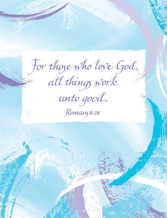 Romans 8:28 Greeting Card