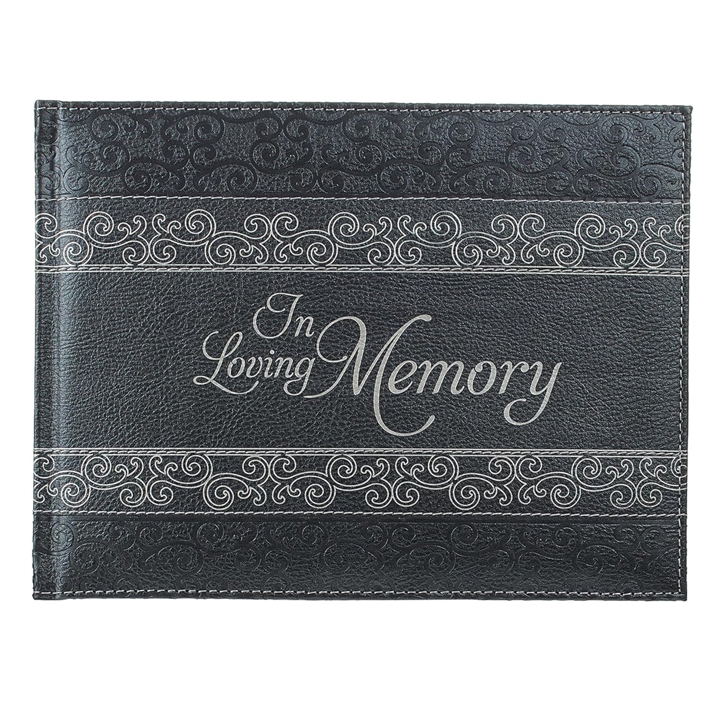 Charcoal In Loving Memory Guest Book