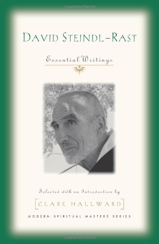 Book cover of 'Essential Writings' by David Steindl-Rast with a portrait on a green background