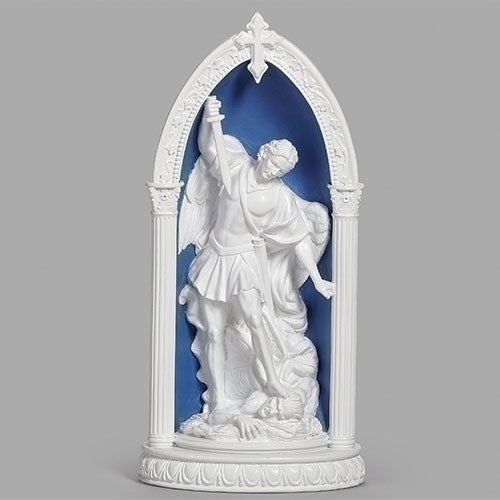 Della Robbia St. Michael LED Statue 8.25"