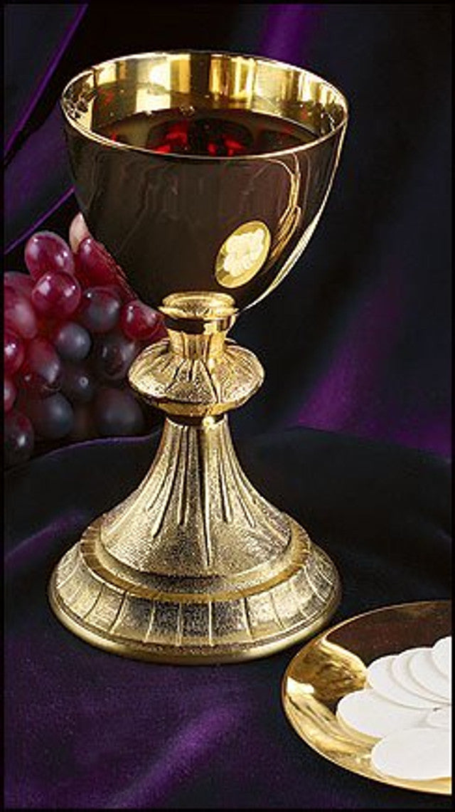 Brass Chalice with Paten 12oz