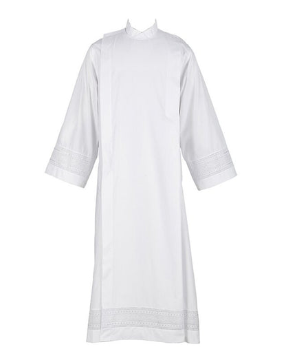 Embroidered Lace Inset Alb