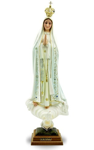 Estatua de Nuestra Señora de Fátima 19"