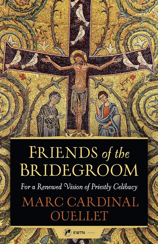 Book cover of 'Friends of the Bridegroom' with religious artwork and text.